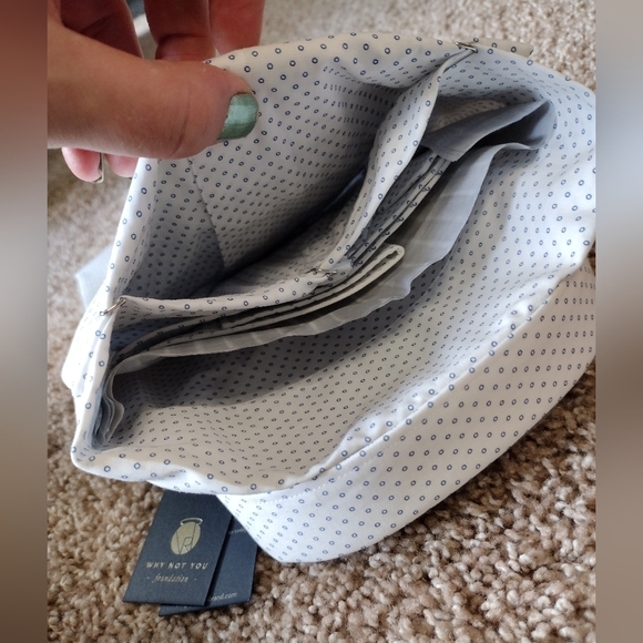 Good Man Brand White Men's Long Sleeve Button Down Shirt NWT - Picture 7 of 7